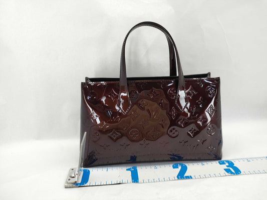 LOUIS VUITTON Vernis Wilshire PM M91451 Handbag with Unknown Serial Number
