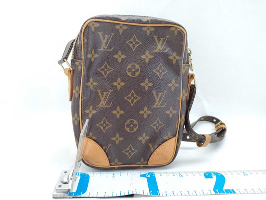 LOUIS VUITTON Monogram Danube M45266 SL1001 Brown Shoulder Bag