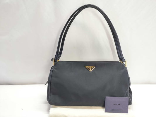 PRADA Nylon Prada Nylon Handbag Black Handbag