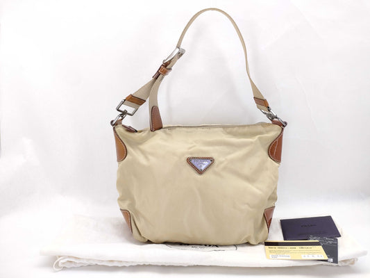 PRADA Prada shoulder bag beige shoulder bag