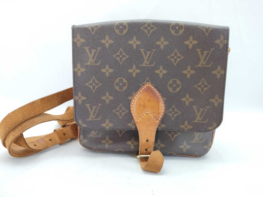 LOUIS VUITTON Monogram Cartouchiere M51253 SL0994 Brown Shoulder Bag