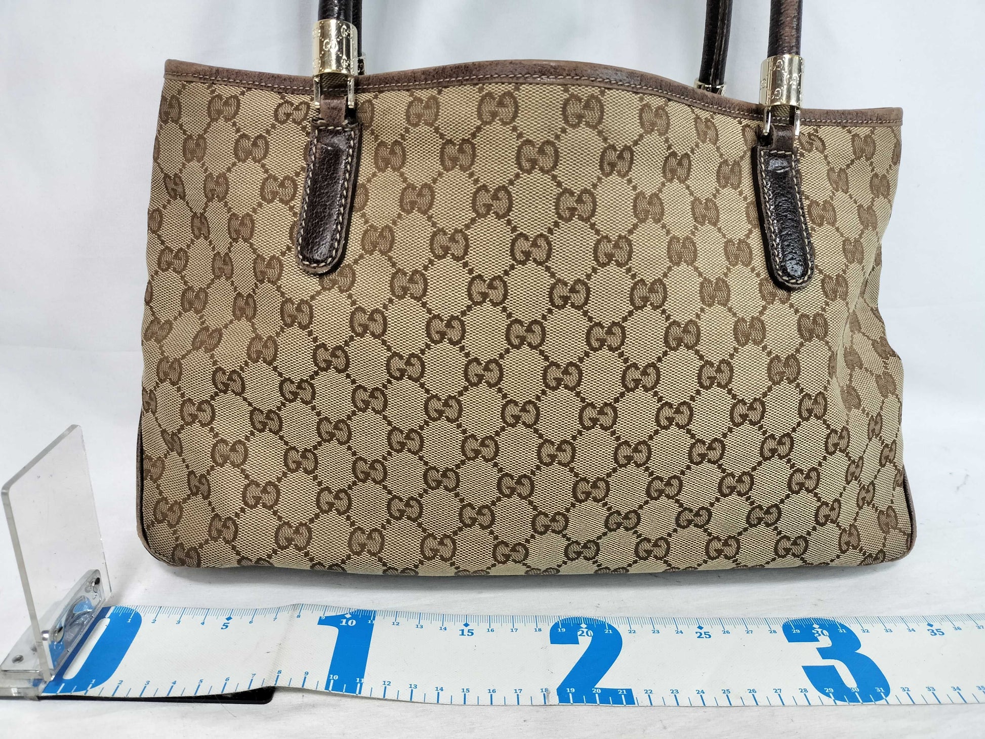 GUCCI GG Canvas Tote Bag Gucci GG Tote Bag
