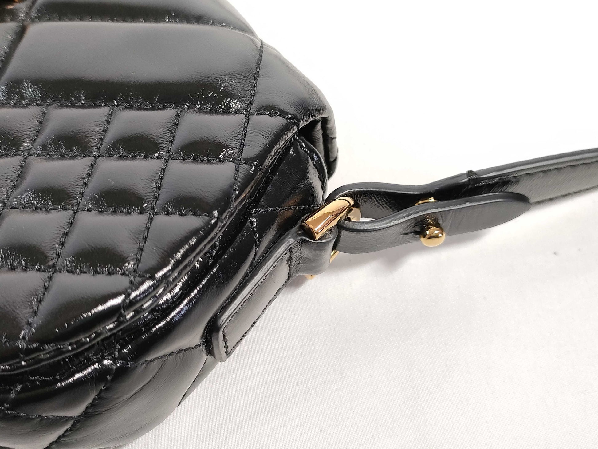 VERSACE Greca Goddess Hobo Bag in Black