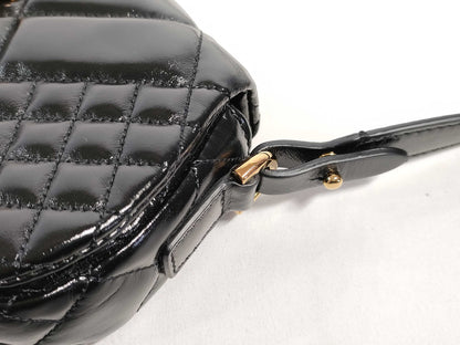 VERSACE Greca Goddess Hobo Bag in Black