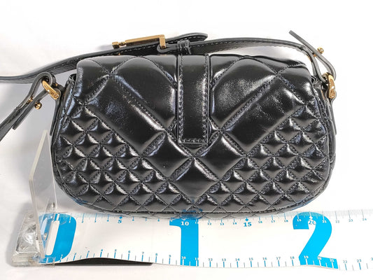 VERSACE Greca Goddess Hobo Bag in Black