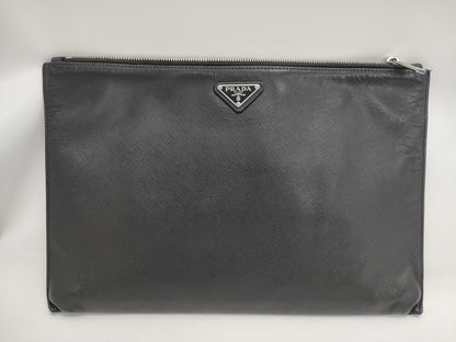 PRADA Prada Saffiano Leather Second Bag