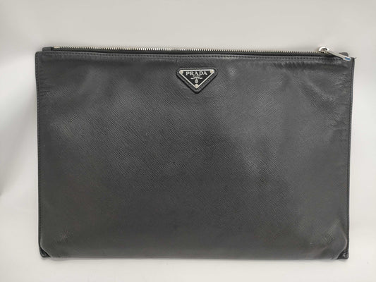 PRADA Prada Saffiano Leather Second Bag