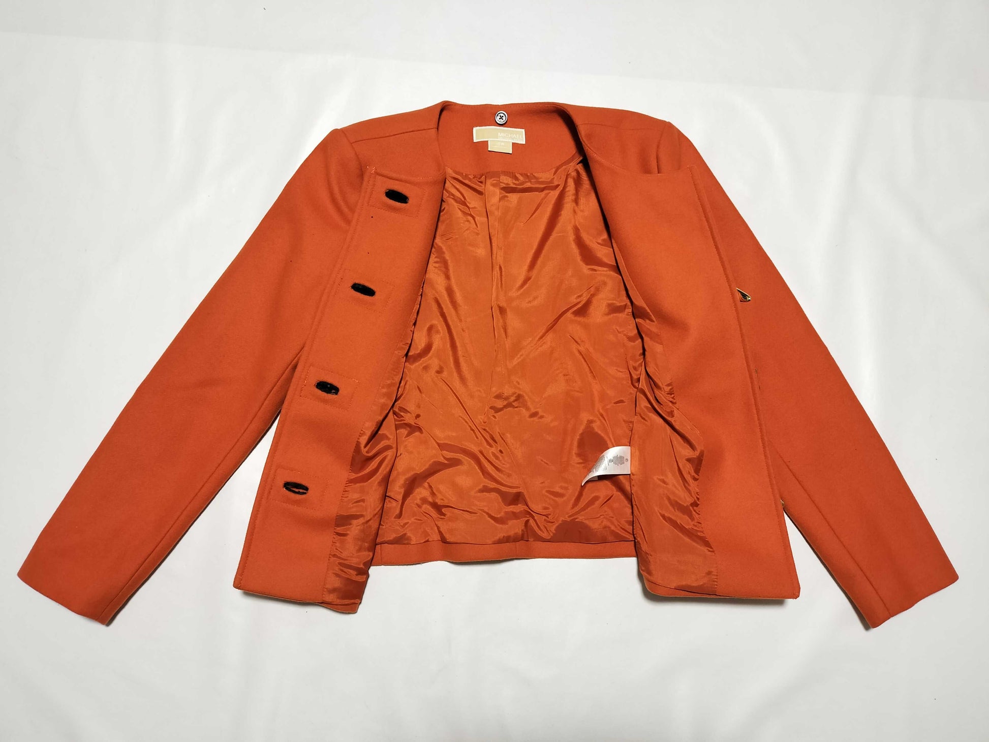Michael Kors Orange Coat Jacket