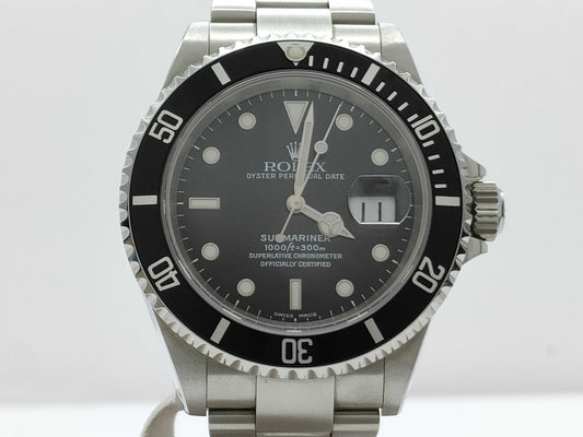 ROLEX 16610 P885460 Black Dial Men's Watch