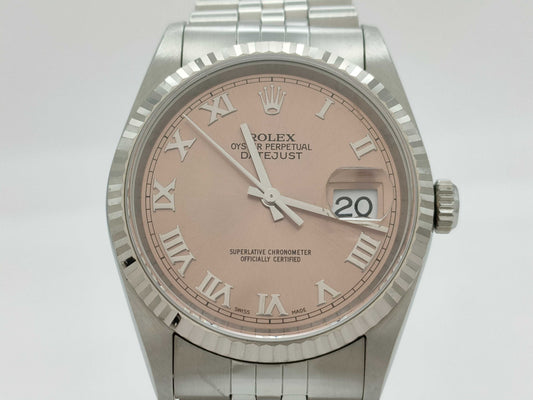 ROLEX 16234 K118166 Pink Roman Boys' Watch