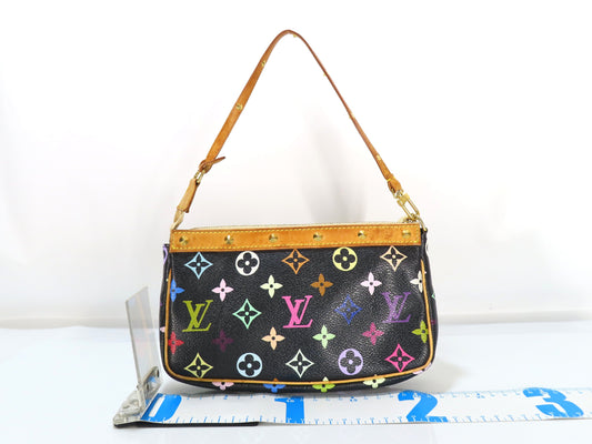 LOUIS VUITTON Monogram Multicolore Pochette Accessoires Pouch M92648 SL10093 Pouch