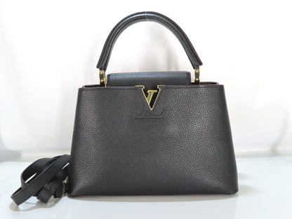 LOUIS VUITTON Parnassus Capucines PM M42259 Black Handbag