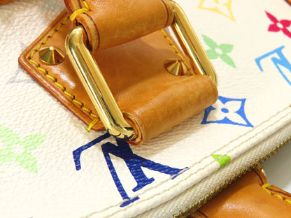 LOUIS VUITTON Monogram Multicolore Alma M92647 FL0094 White Handbag