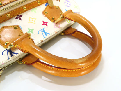 LOUIS VUITTON Monogram Multicolore Alma M92647 FL0094 White Handbag