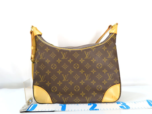 LOUIS VUITTON Monogram Boulogne 30 M51265 AS1917 Brown Shoulder Bag