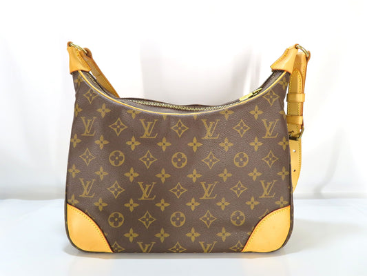 LOUIS VUITTON Monogram Boulogne 30 M51265 AS1917 Brown Shoulder Bag