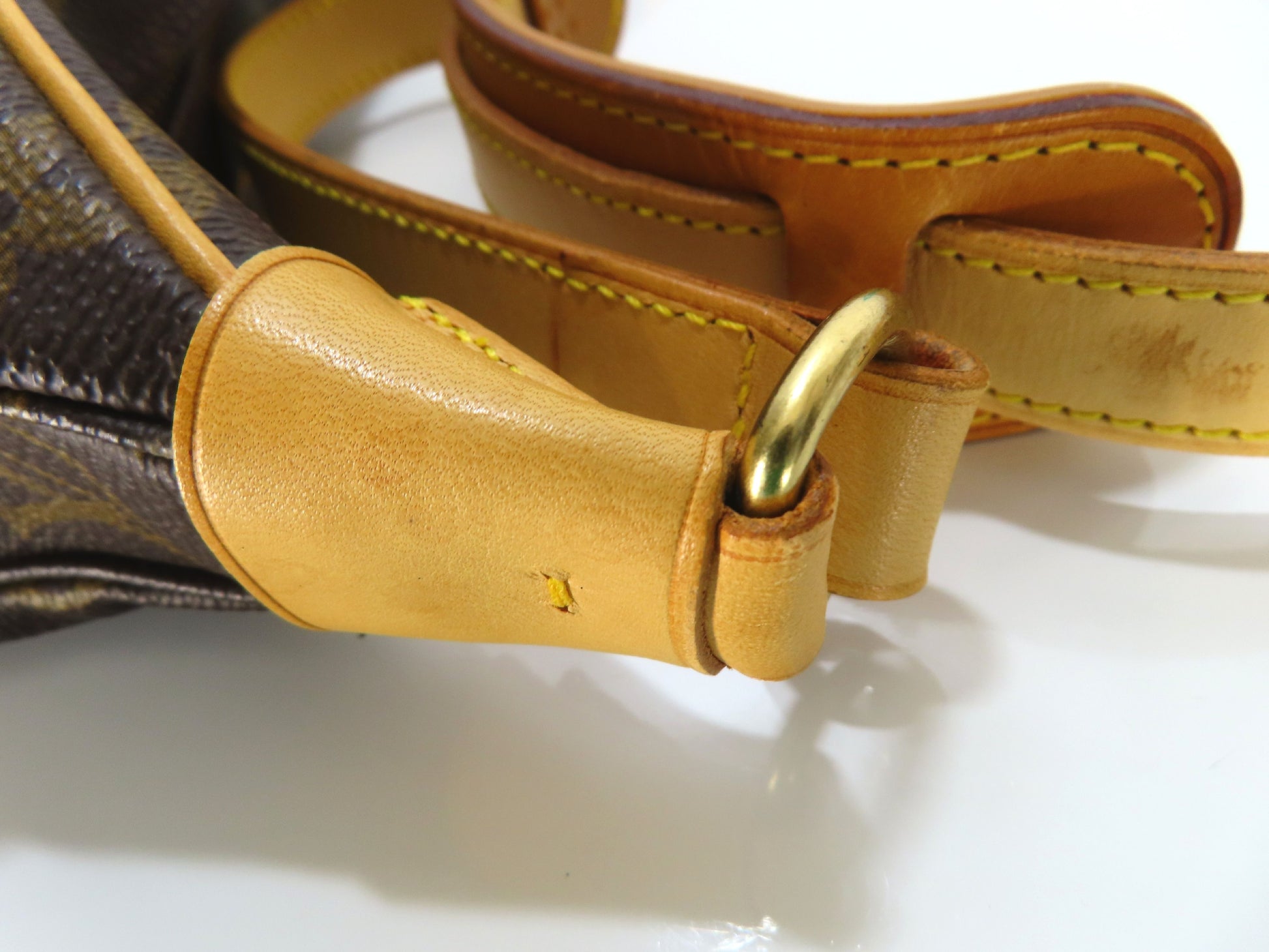LOUIS VUITTON Monogram Boulogne 30 M51265 AS1917 Brown Shoulder Bag