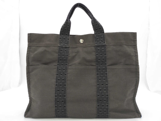 HERMES Air Line Canvas MM Tote Bag