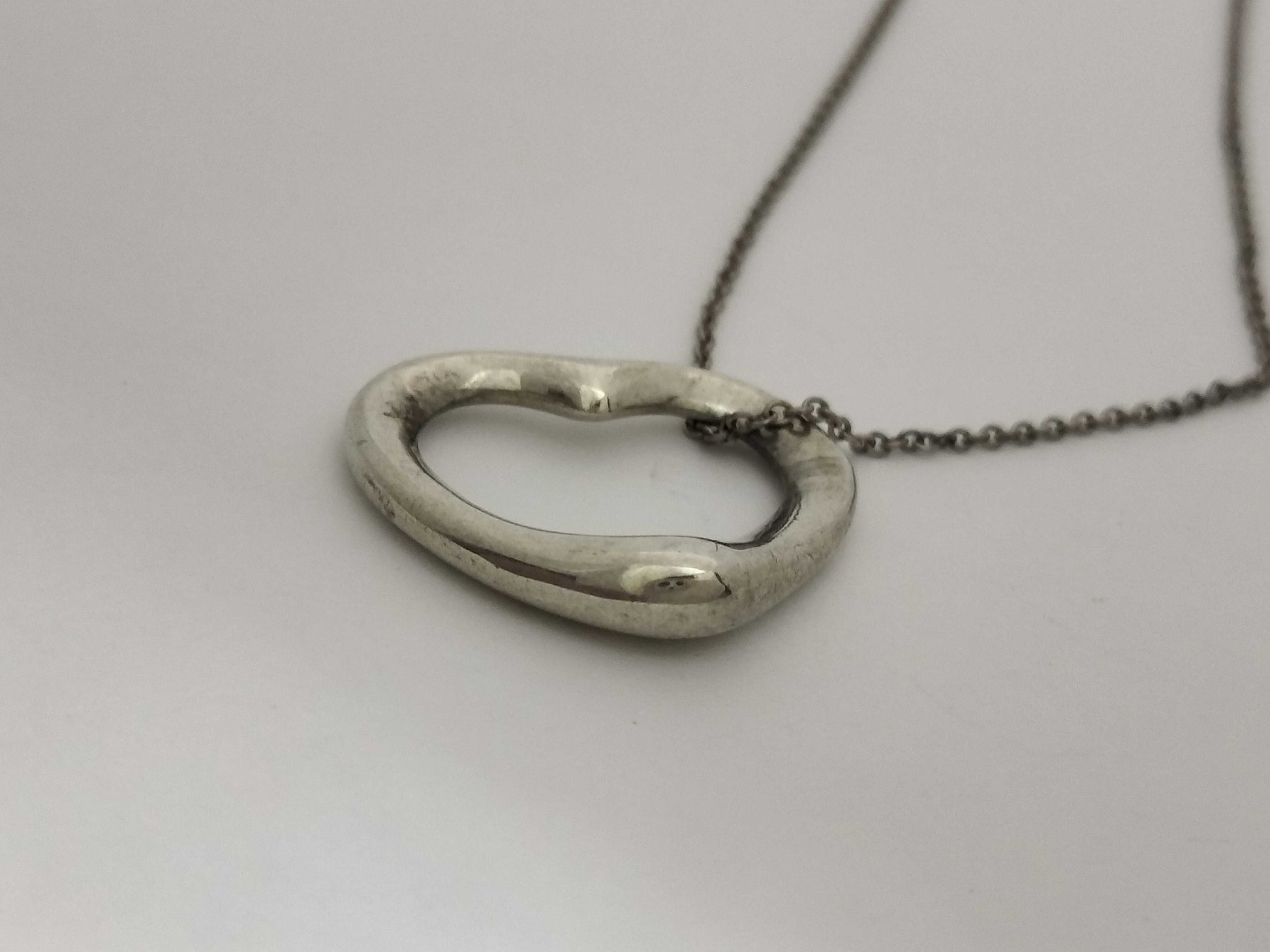 Tiffany & Co. Open Heart 925 Necklace