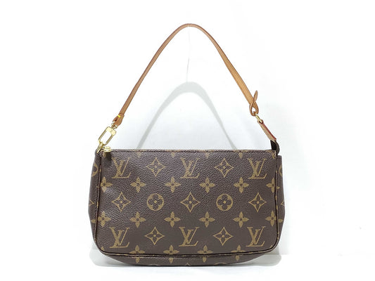 LOUIS VUITTON Monogram Pochette Accessoires M51980 CA1021 Handbag