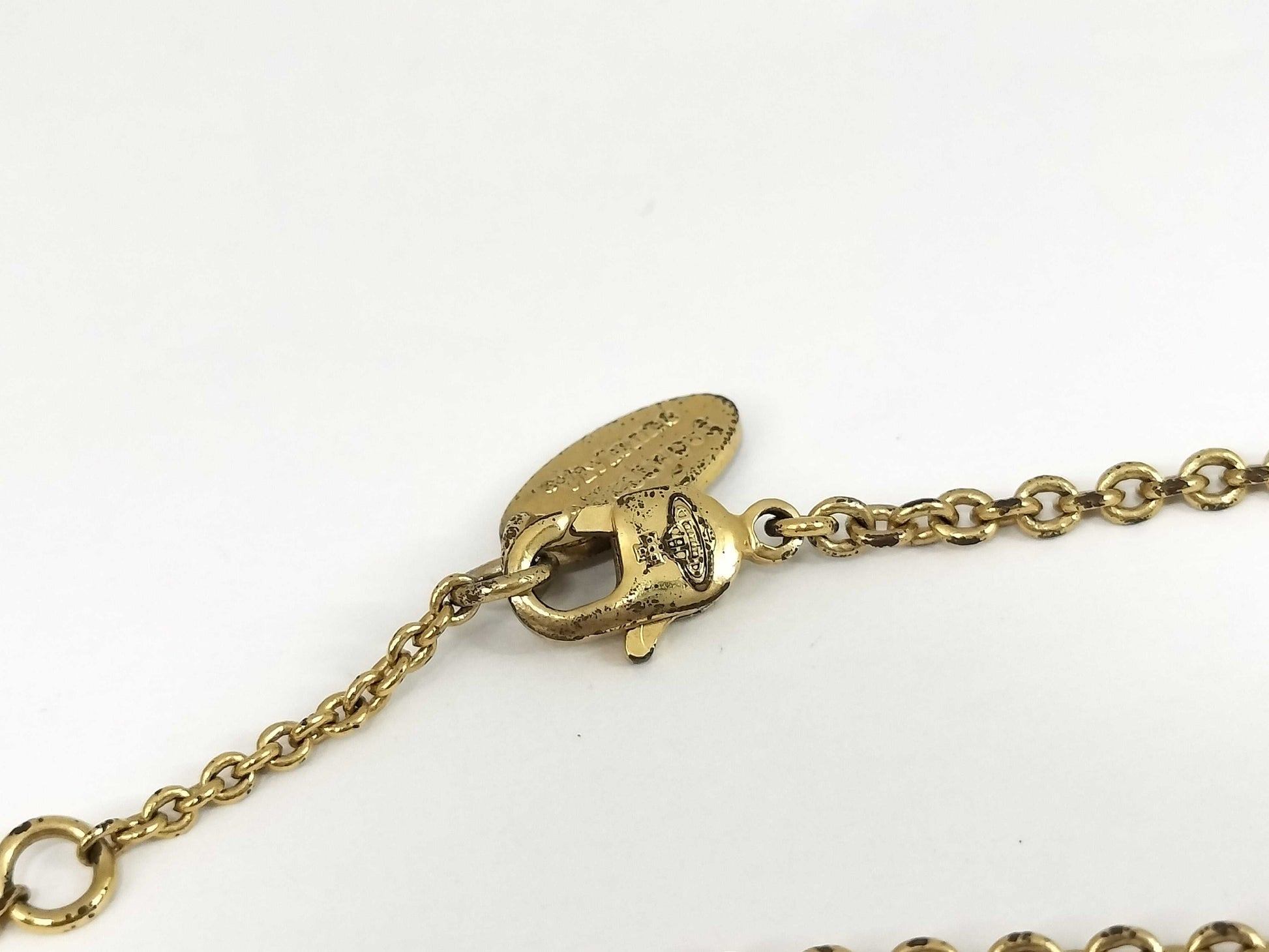 Vivienne Westwood Gold GP Stone Necklace Set of 2