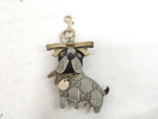 GUCCI GG Gucci Gucci Gucci Gucci GG Dog Charm Keychain Accessory Key Case Keychain