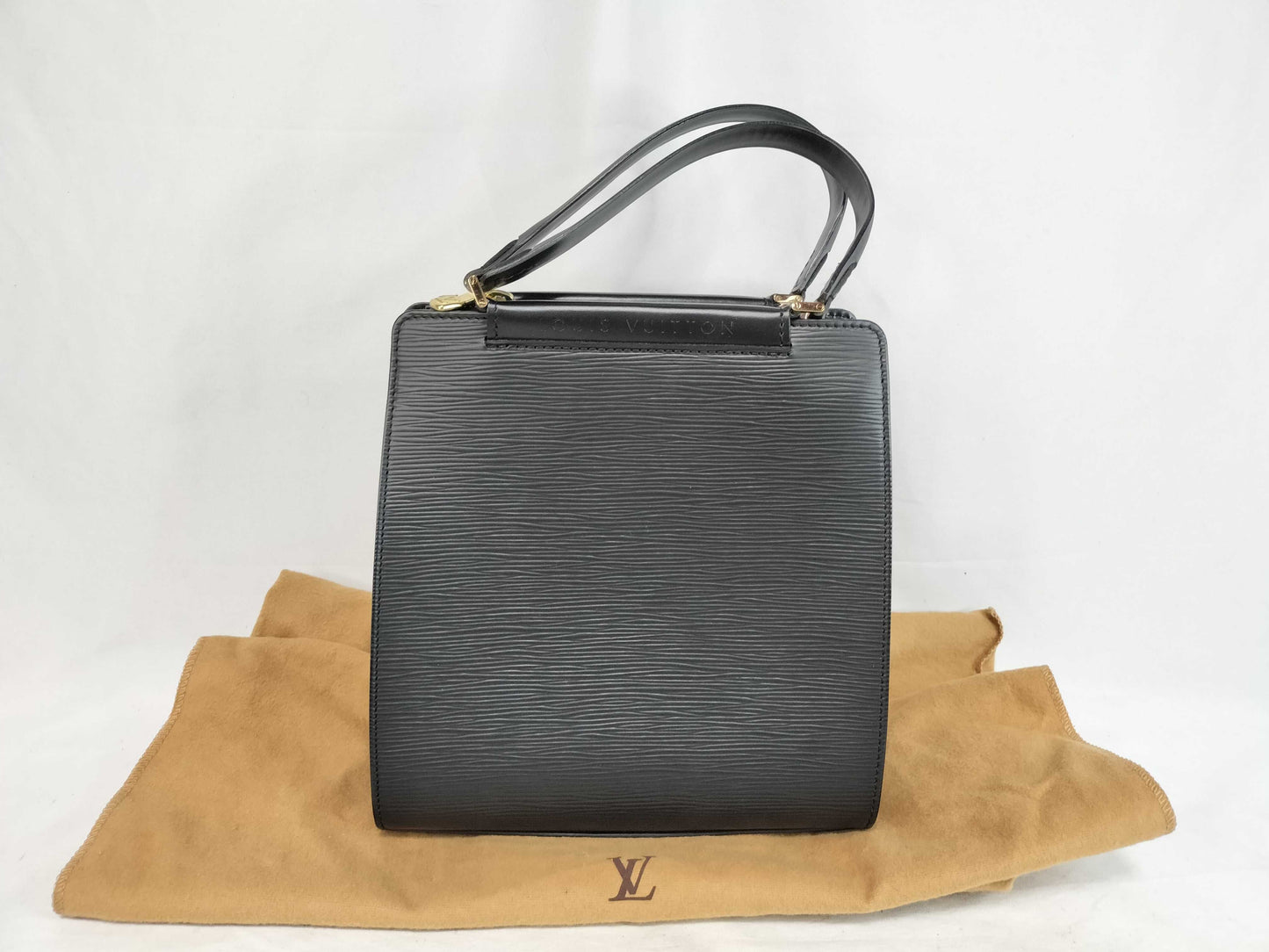 LOUIS VUITTON Epi Leather Figari PM Noir Handbag M52012