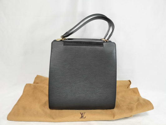 LOUIS VUITTON Epi Leather Figari PM Noir Handbag M52012