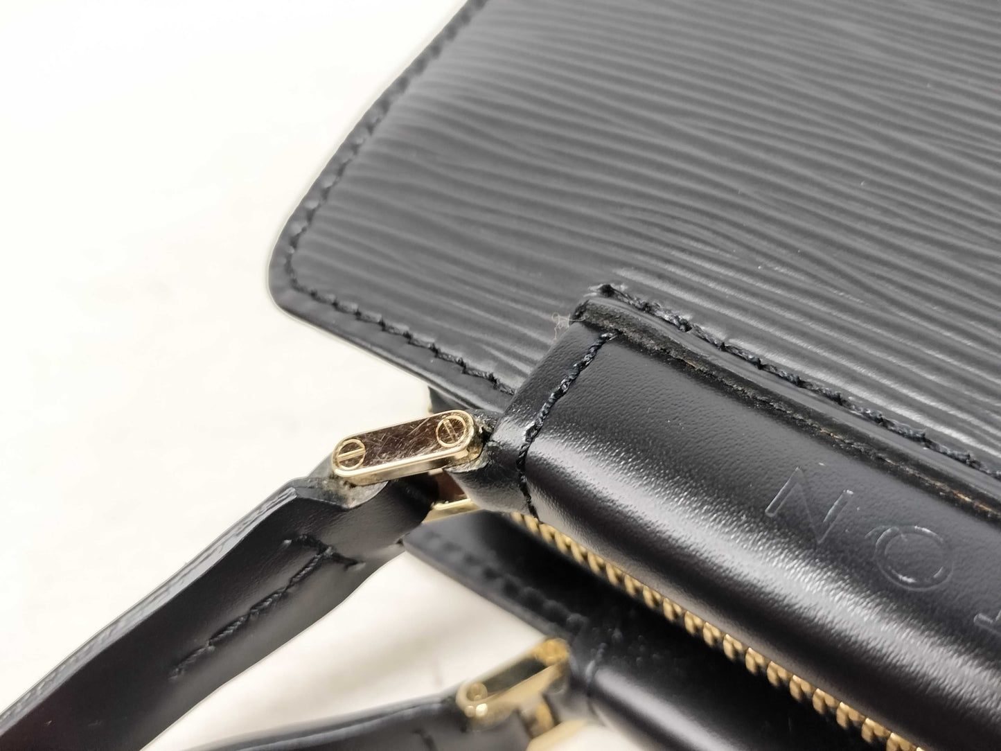 LOUIS VUITTON Epi Leather Figari PM Noir Handbag M52012