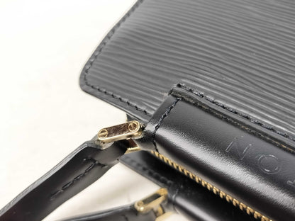 LOUIS VUITTON Epi Leather Figari PM Noir Handbag M52012