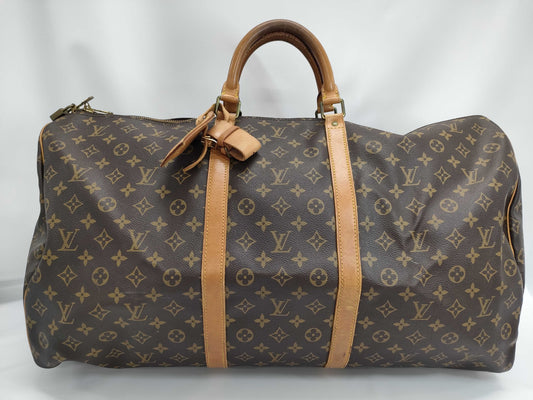 LOUIS VUITTON Monogram Keepall 60 Boston Bag