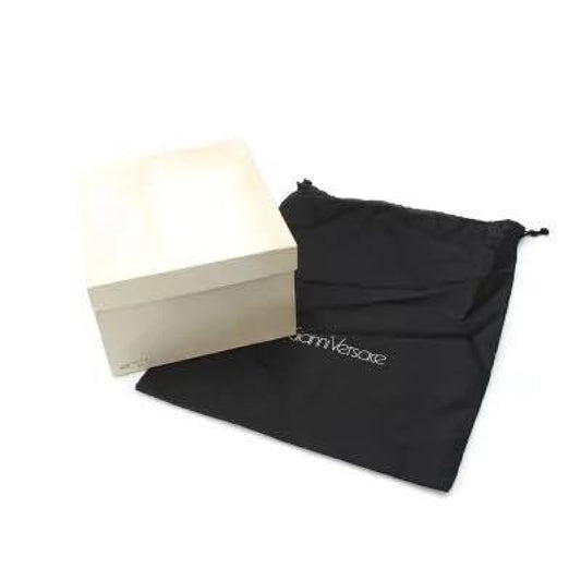 VERSACE Vintage Leather Top Handle Charm Vanity Bag in Red / Outer Box, Dust Bag, Charm, Other Accessories