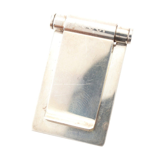 GUCCI Logo Money Clip 925 Silver Other Accessories