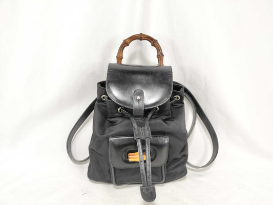 GUCCI Bamboo Backpack Gucci Bamboo Backpack