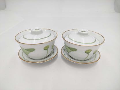 HERMES Hermès Garden of the Nile Japanese Teacup and Saucer