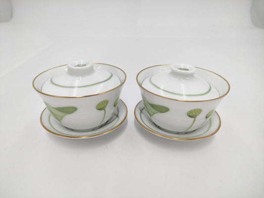 HERMES Hermès Garden of the Nile Japanese Teacup and Saucer