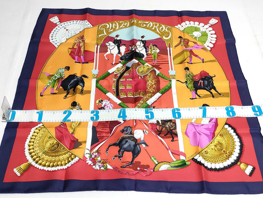 HERMES Carre HERMES Hermes Carre 90 Plaza de Toros Other Accessories