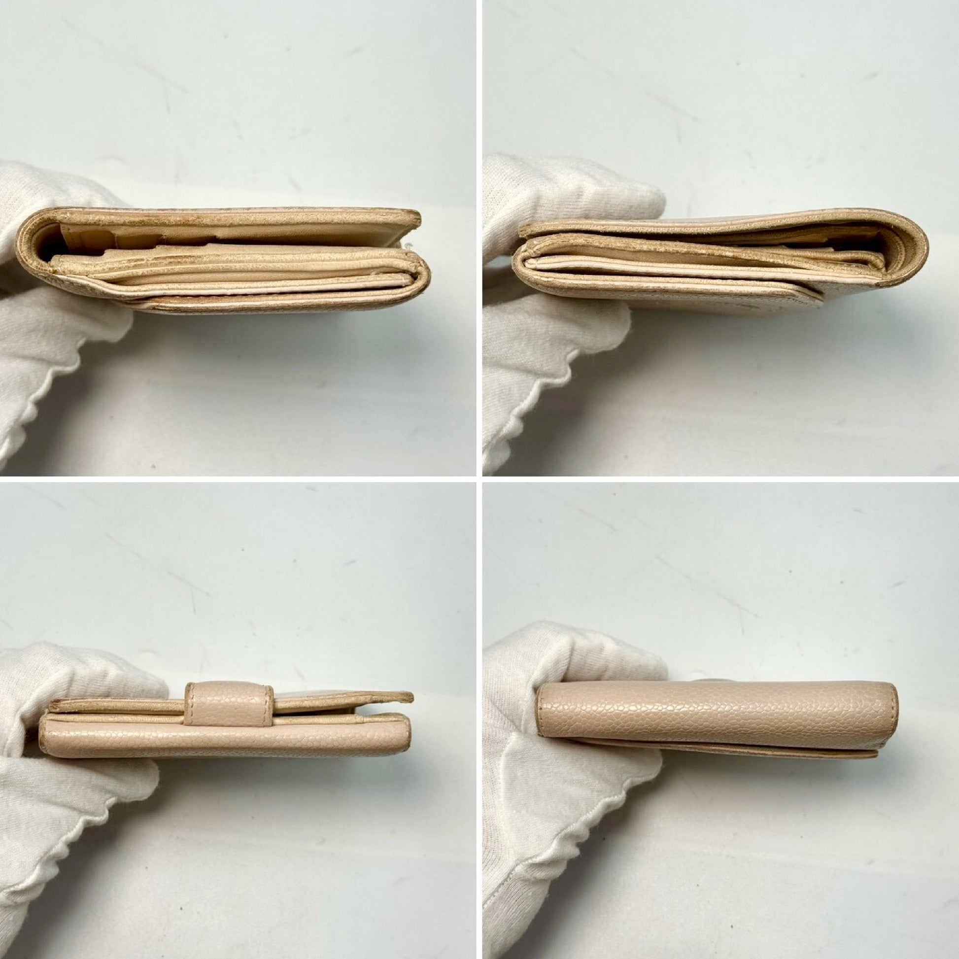 CHANEL Caviar Skin Bi-fold Compact Wallet 9613381 Wallet