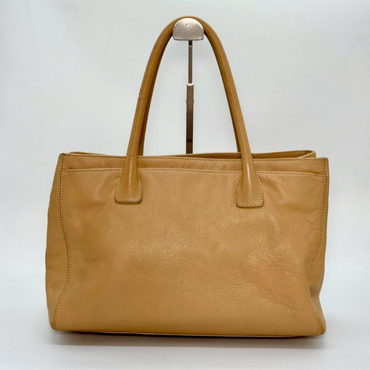 CHANEL Caviar Leather Executive Tote, Beige, 9871188 Handbag