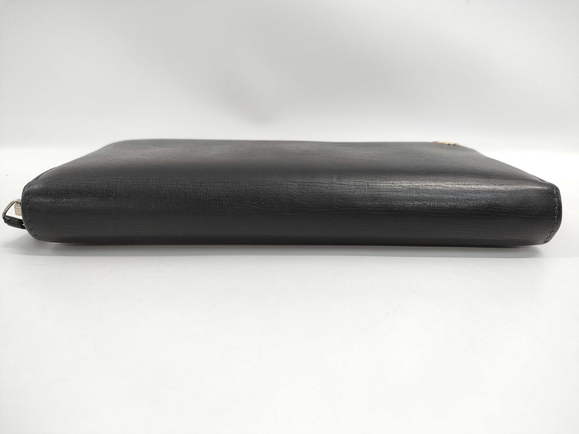 GUCCI Gucci Interlocking G Round Zip Wallet Black Wallet