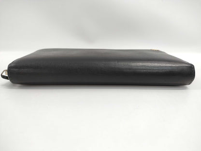 GUCCI Gucci Interlocking G Round Zip Wallet Black Wallet