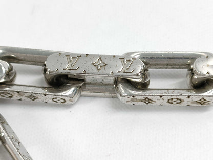 LOUIS VUITTON Louis Vuitton Monogram Chain Bracelet, Size M, M00308, Box and Case Included, Bracelet/Bangle
