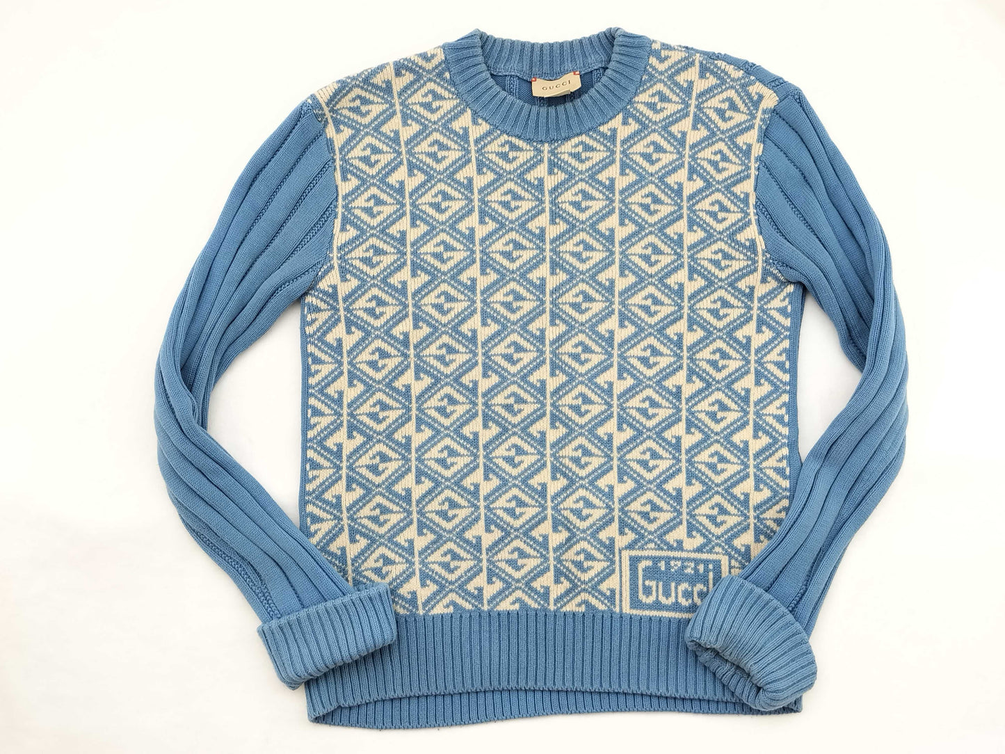 GUCCI current tag GG pattern logo knit thick top