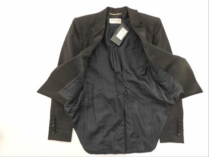 SAINT LAURENT SAINT LAURENT Rare Model ◎ Saint Laurent Paris Swallowtail Tuxedo Tailored Jacket Black Jacket