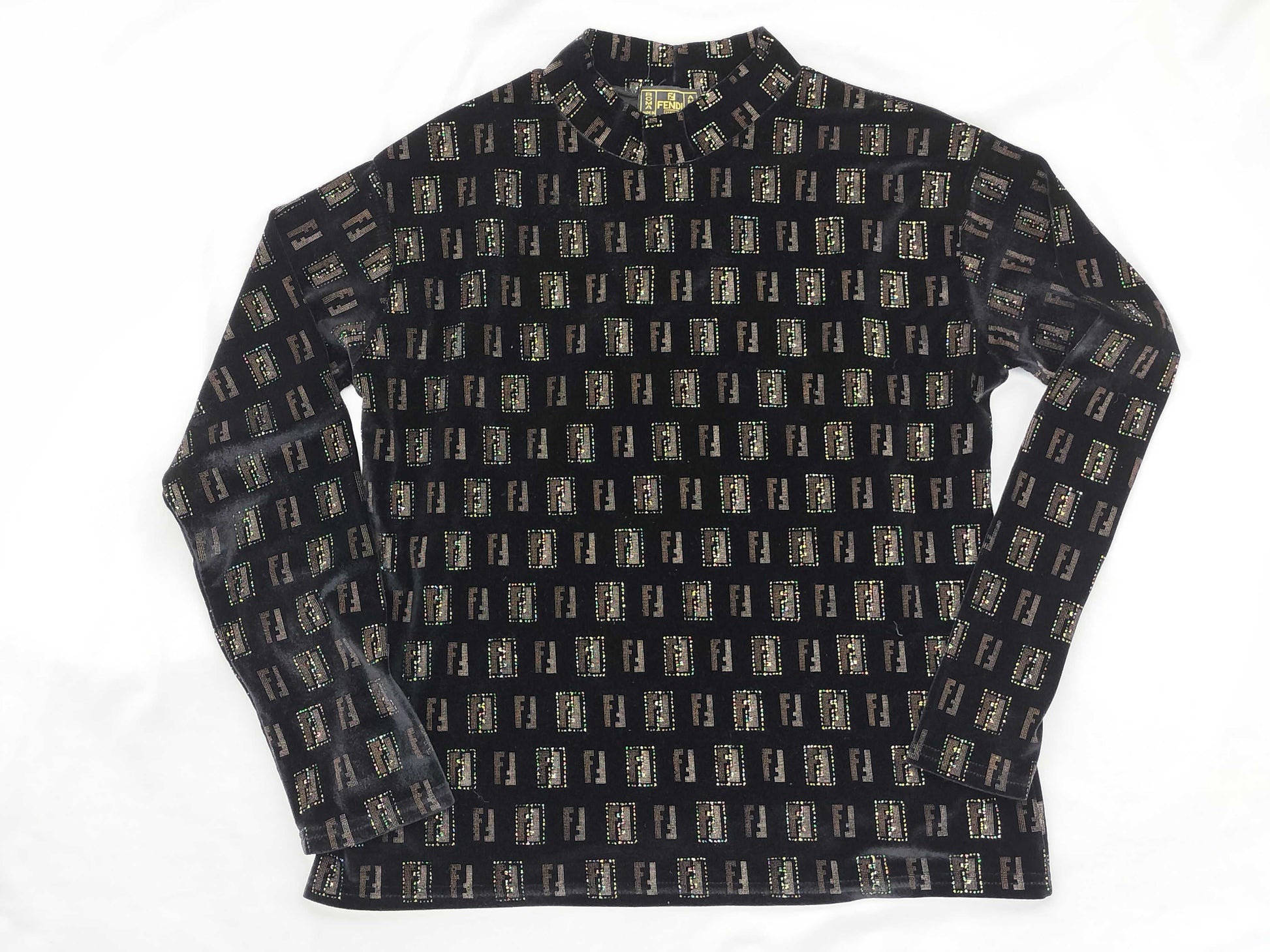FENDI Velvet Tops Tops