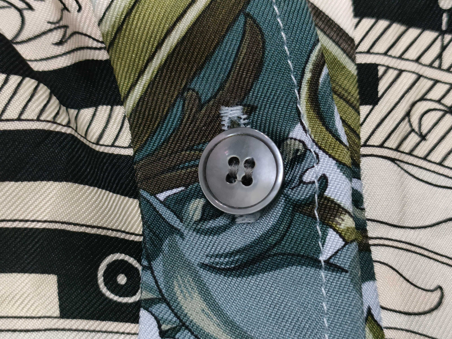 HERMES Margiela-era Hermès Twill Reine Knit Top