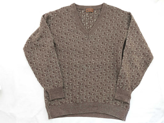 Yves Saint Laurent Yves Saint Laurent logo knit top