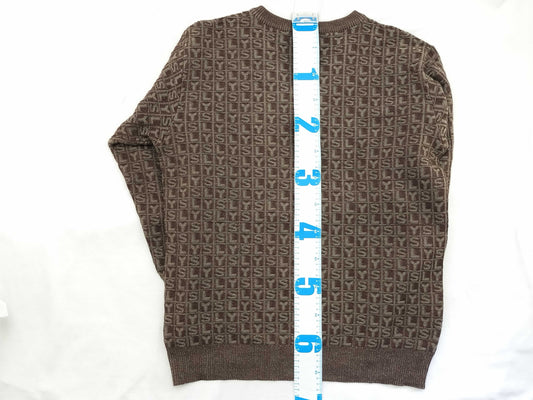 Yves Saint Laurent Yves Saint Laurent logo knit top