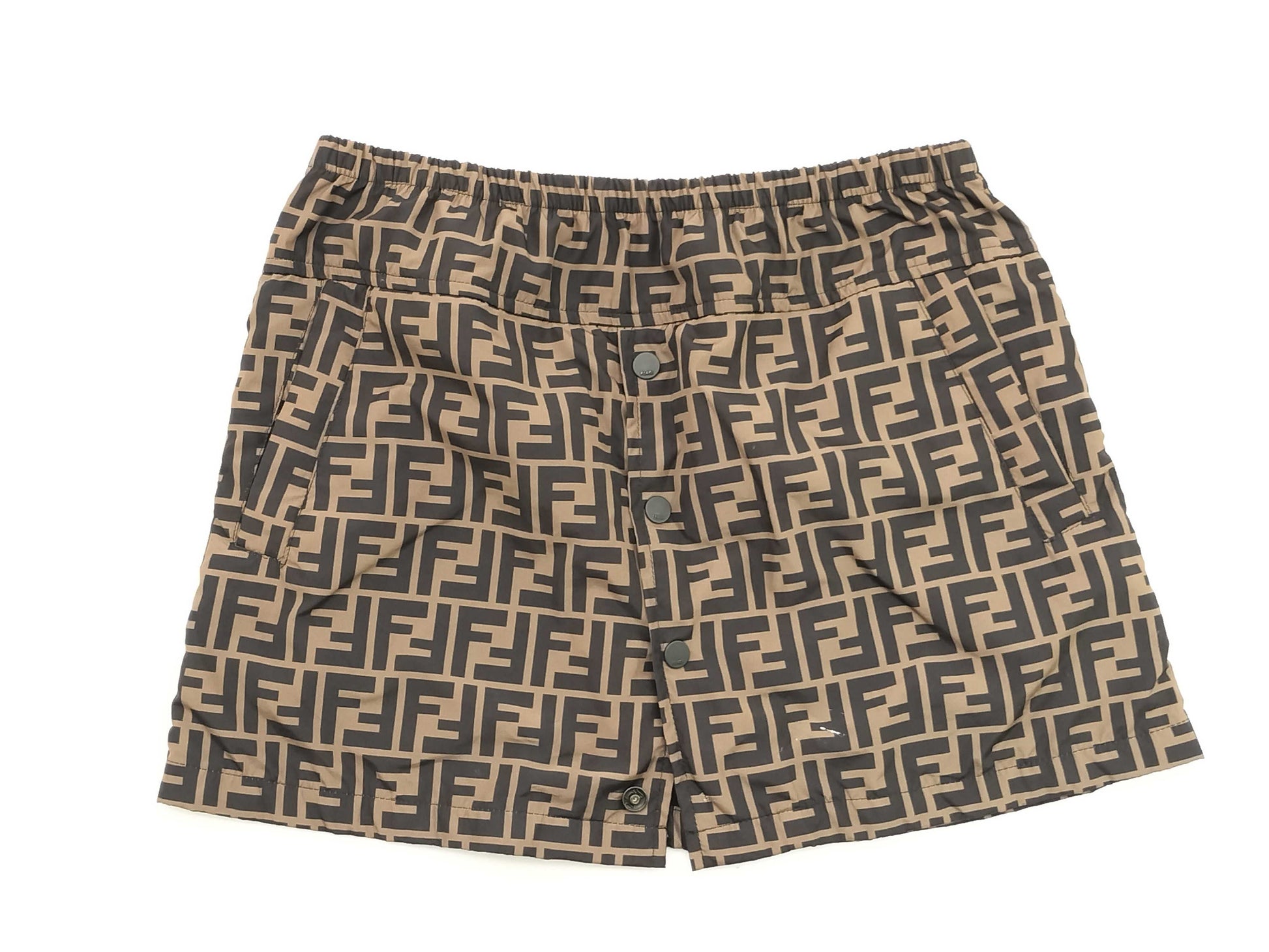 FENDI Zucca pattern, current tag, FENDI Zucca nylon pants, FF brown skirt