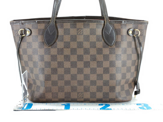 LOUIS VUITTON Damier Neverfull PM N51109 Damier Tote Bag